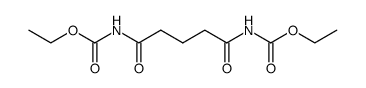 N,N'-bis-ethoxycarbonyl-glutaramide Structure