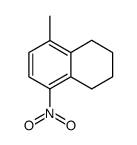 5-methyl-8-nitro-1,2,3,4-tetrahydro-naphthalene结构式