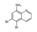 5,6-dibromo-[8]quinolylamine Structure