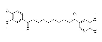 1,10-bis(3,4-dimethoxyphenyl)-1,10-decanedione Structure