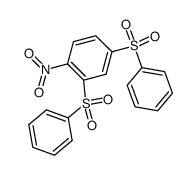 2,4-bis-benzenesulfonyl-1-nitro-benzene结构式