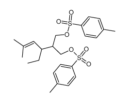 2-(1-ethyl-3-methyl-2-butenyl)-1,3-propanediol ditosylate Structure