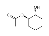 (1R,2R)-1-acetoxy-2-cyclohexanol结构式