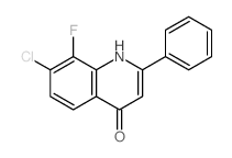 7-CHLORO-8-FLUORO-2-PHENYLQUINOLIN-4(1H)-ONE picture