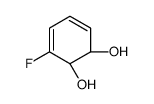 (1R,2R)-3-fluorocyclohexa-3,5-diene-1,2-diol结构式