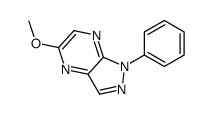 5-methoxy-1-phenylpyrazolo[3,4-b]pyrazine结构式