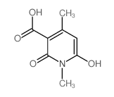 6-Hydroxy-1,4-dimethyl-2-oxo-1,2-dihydro-pyridine-3-carboxylic acid Structure
