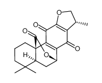 11,14-dioxo-12,16-epoxy-8,12-abietadien-20,7β-olide结构式