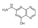 2-Hydrazino-4(3H)-pteridinone结构式