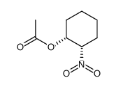 cis-2-nitrocyclohexyl acetate结构式