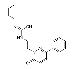 1-butyl-3-[2-(6-oxo-3-phenylpyridazin-1-yl)ethyl]urea结构式