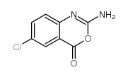 2-amino-6-chloro-4h-benzo[d][1,3]oxazin-4-one结构式