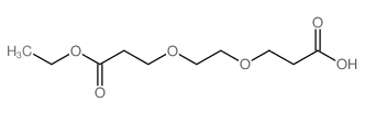 3-[2-(3-乙氧基-3-羰基丙氧基)-乙氧基]-丙酸结构式