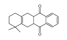 10,10-dimethyl-6,7,8,9,11,11a-hexahydro-5aH-tetracene-5,12-dione Structure