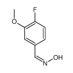 4-FLUORO-3-METHOXYBENZALDEHYDE OXIME Structure