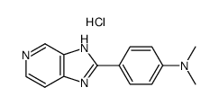 [4-(3H-Imidazo[4,5-c]pyridin-2-yl)-phenyl]-dimethyl-amine; hydrochloride Structure