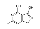 6-methyl-2,5-dihydro-1H-pyrrolo[3,4-c]pyridine-3,4-dione Structure