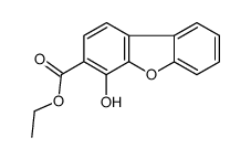 ethyl 4-hydroxydibenzofuran-3-carboxylate结构式