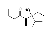 6-hydroxy-7-methyl-5-methylidene-6-propan-2-yloctan-4-one结构式