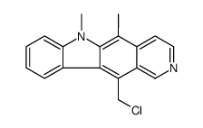 11-(chloromethyl)-5,6-dimethylpyrido[4,3-b]carbazole Structure