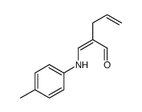 2-[(4-methylanilino)methylidene]pent-4-enal结构式