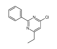 4-chloro-6-ethyl-2-phenylpyrimidine结构式