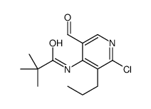 N-(2-chloro-5-formyl-3-propylpyridin-4-yl)-2,2-dimethylpropanamide Structure