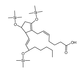 9-enol-prostaglandin E2 methyl ester trimethylsilyl ether结构式