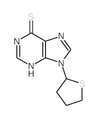 9-(thiolan-2-yl)-3H-purine-6-thione结构式