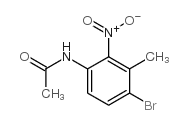 N-(4-Bromo-5-methyl-6-nitrophenyl)acetamide Structure