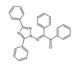 2-[(3,5-diphenyl-1,2,4-triazol-1-yl)imino]-1,2-diphenylethanone Structure