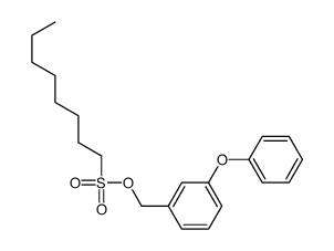 (3-phenoxyphenyl)methyl octane-1-sulfonate Structure