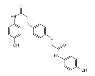 2-[4-[2-(4-hydroxyanilino)-2-oxoethoxy]phenoxy]-N-(4-hydroxyphenyl)acetamide结构式