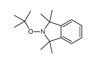 1,1,3,3-tetramethyl-2-[(2-methylpropan-2-yl)oxy]isoindole结构式