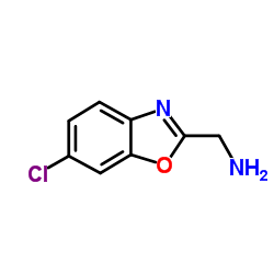 1-(6-Chloro-1,3-benzoxazol-2-yl)methanamine Structure