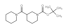 tert-butyl 3-(piperidine-1-carbonyl)piperidine-1-carboxylate Structure