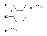 butan-1-ol,ethanol,titanium结构式