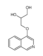 3-isoquinolin-4-yloxypropane-1,2-diol Structure