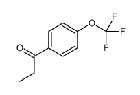 1-[4-(trifluoromethoxy)phenyl]propan-1-one结构式