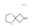 5-Oxa-8-thia-2-aza-spiro[3.4]octane, hydrochloride结构式