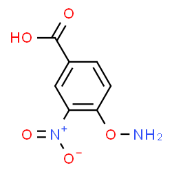 Benzoic acid, 4-(aminooxy)-3-nitro- (9CI) structure