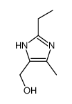 (2-ethyl-5-methyl-1H-imidazol-4-yl)methanol结构式