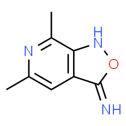 Isoxazolo[3,4-c]pyridin-3(1H)-imine, 5,7-dimethyl- (9CI)结构式