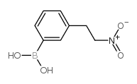 3-(2-硝基乙基)苯硼酸结构式