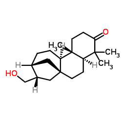 Ent-17-羟基-3-贝壳杉酮结构式