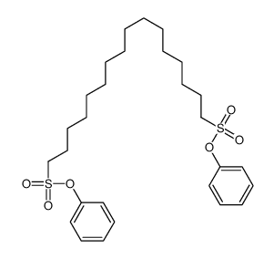 diphenyl hexadecane-1,16-disulfonate结构式