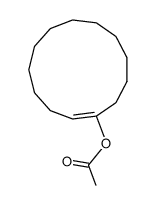 Essigsaeure-(1-cyclotridecenyl)ester Structure