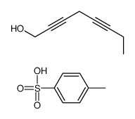 4-methylbenzenesulfonic acid,octa-2,5-diyn-1-ol结构式