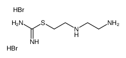 2-(2-aminoethylamino)ethyl carbamimidothioate,dihydrobromide Structure
