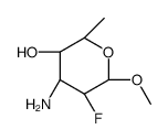 (2R,3S,4R,5S,6S)-4-amino-5-fluoro-6-methoxy-2-methyloxan-3-ol结构式